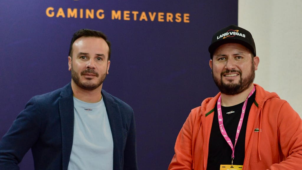 Hans Peters (CBO) y David Fica (Fundador & CEO) during its presence at SBC Summit Barcelona